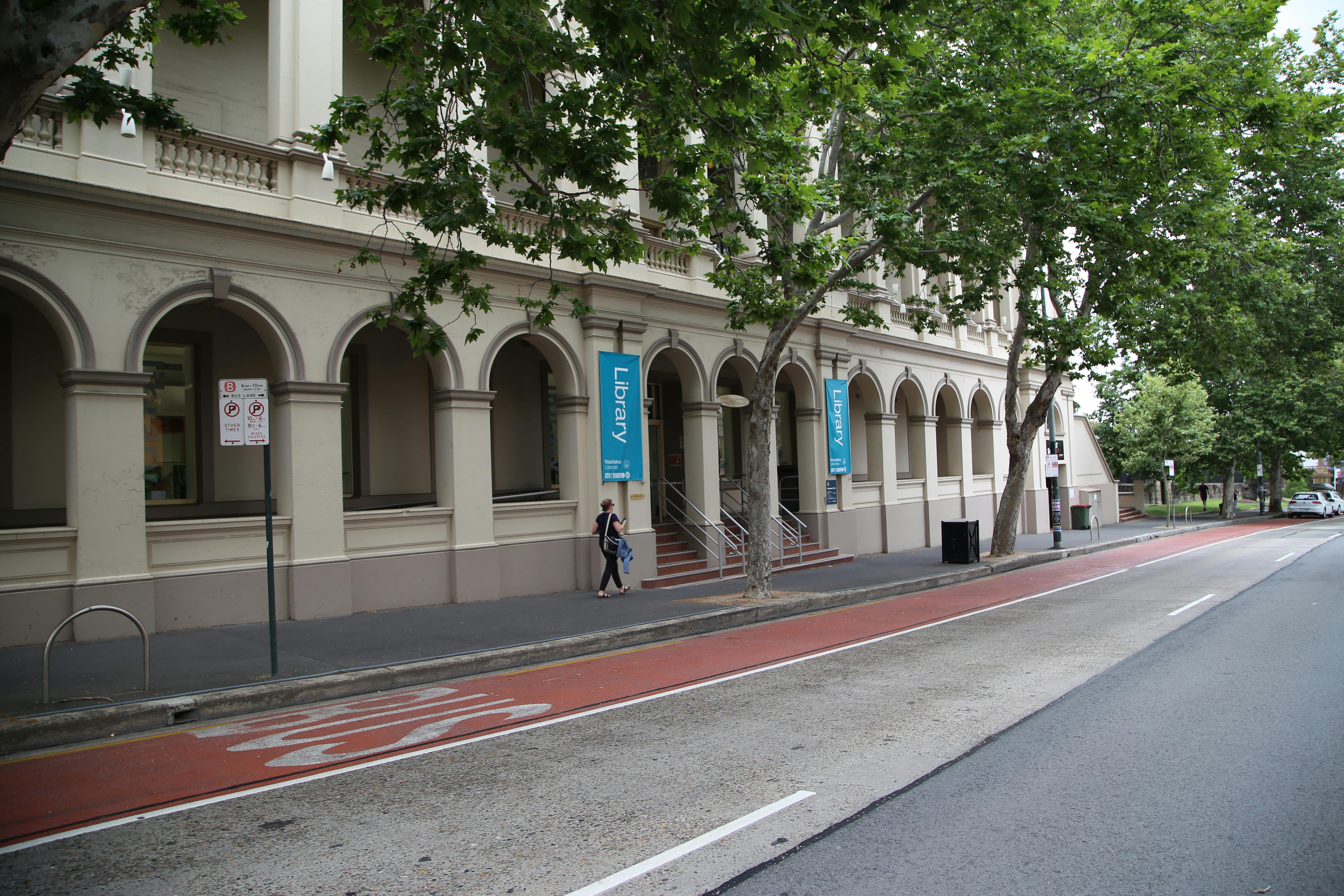 Paddington Library entrance