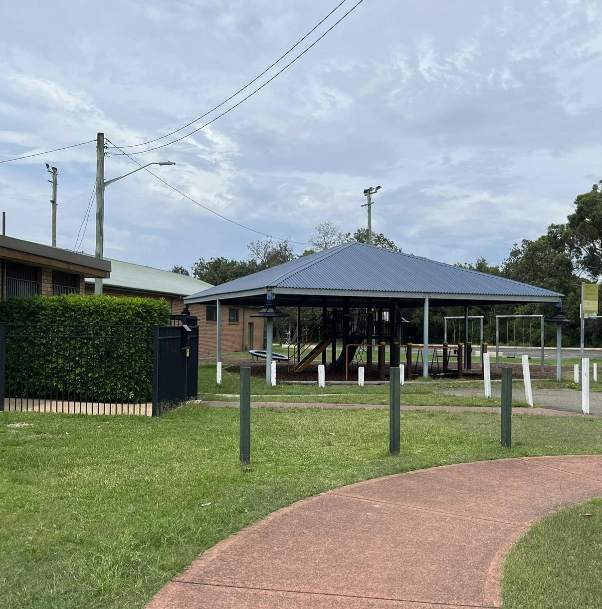 View of playground area, Marton Park