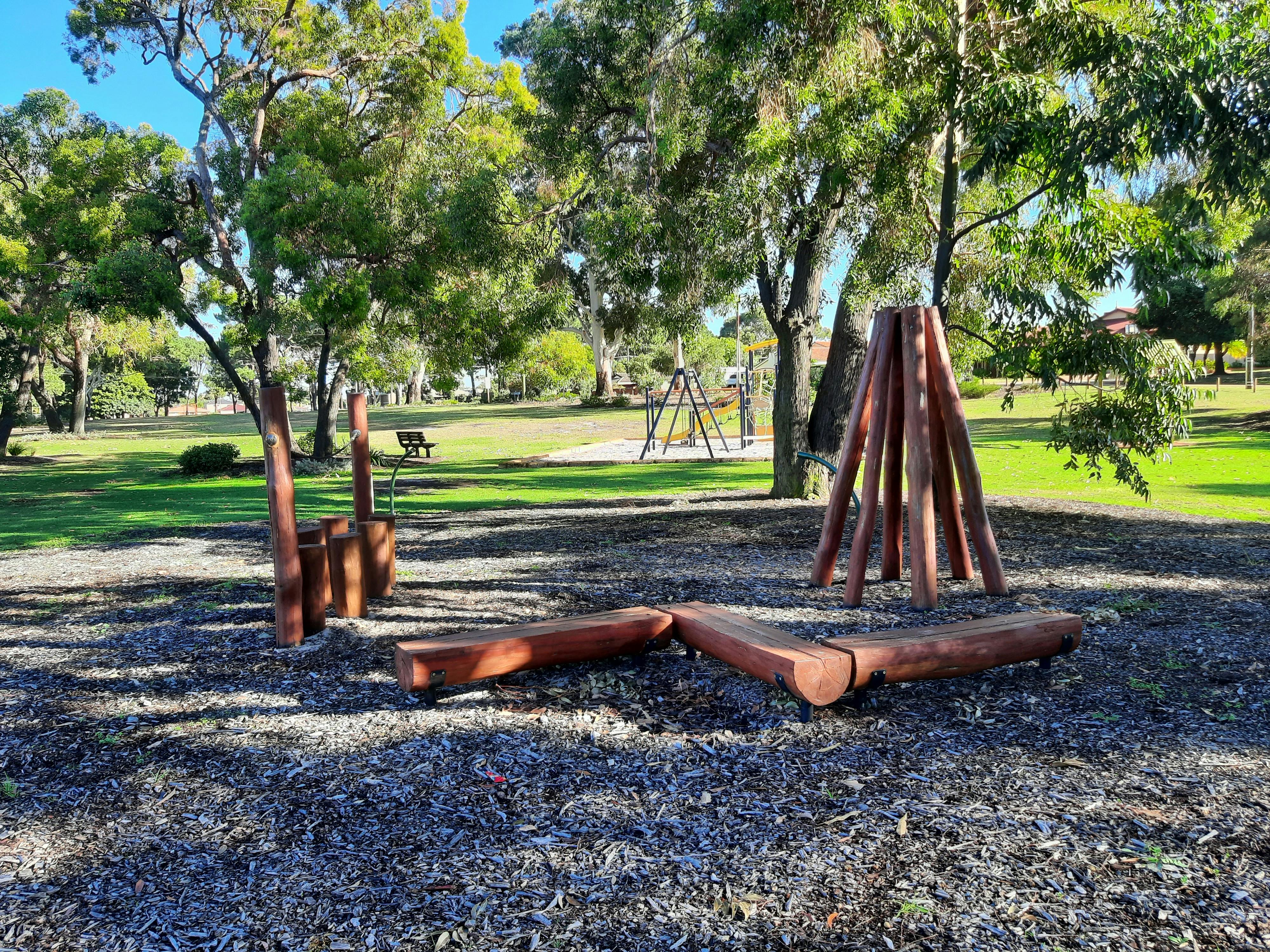 Existing equipment - Nature play space