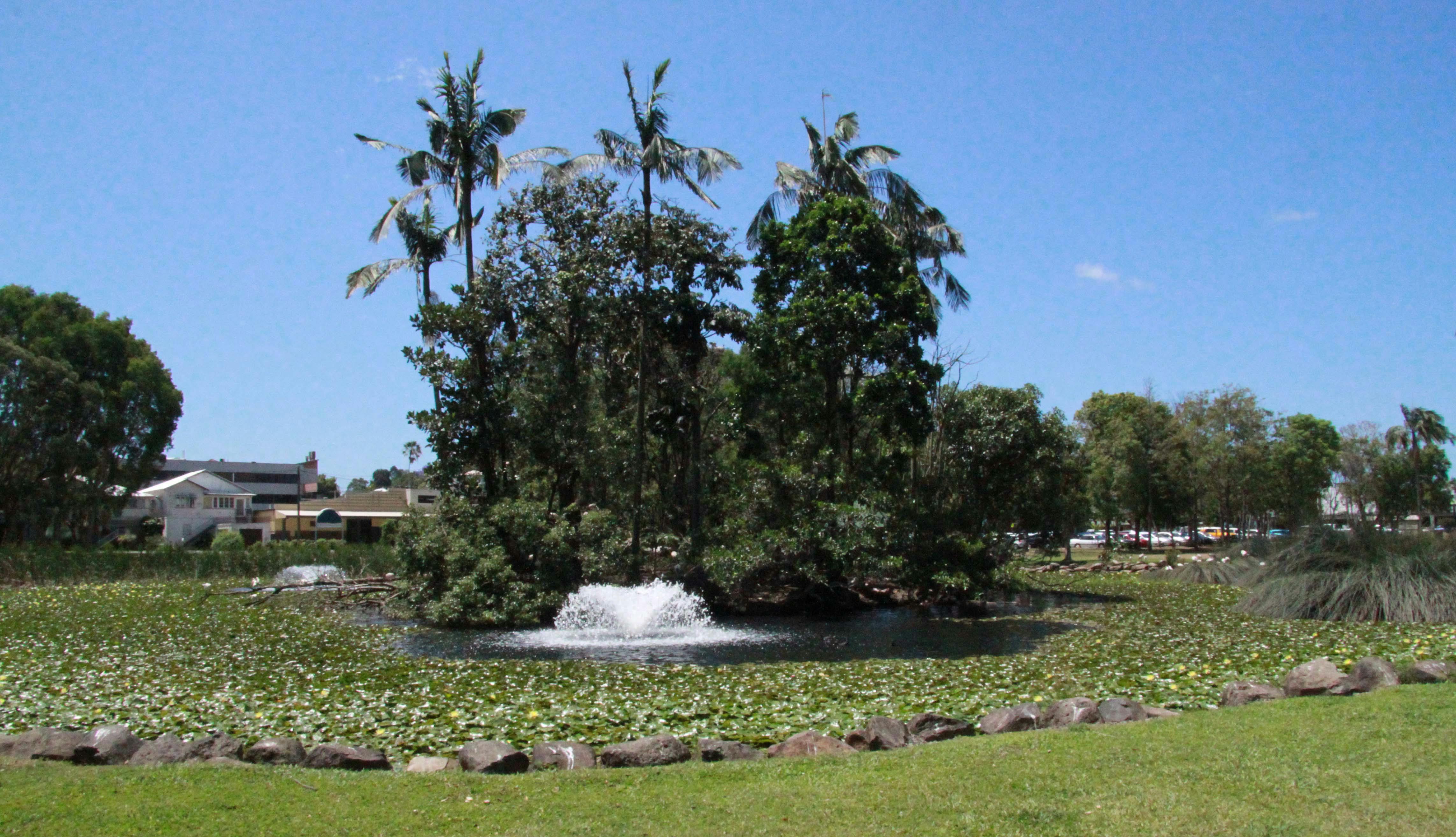 An educational wetland and botanical area would be created at the existing pond.