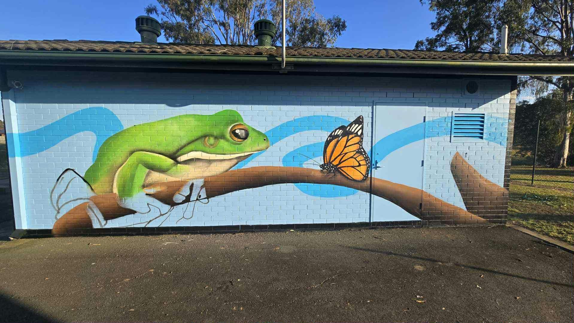 Day 3 - frog and butterfly