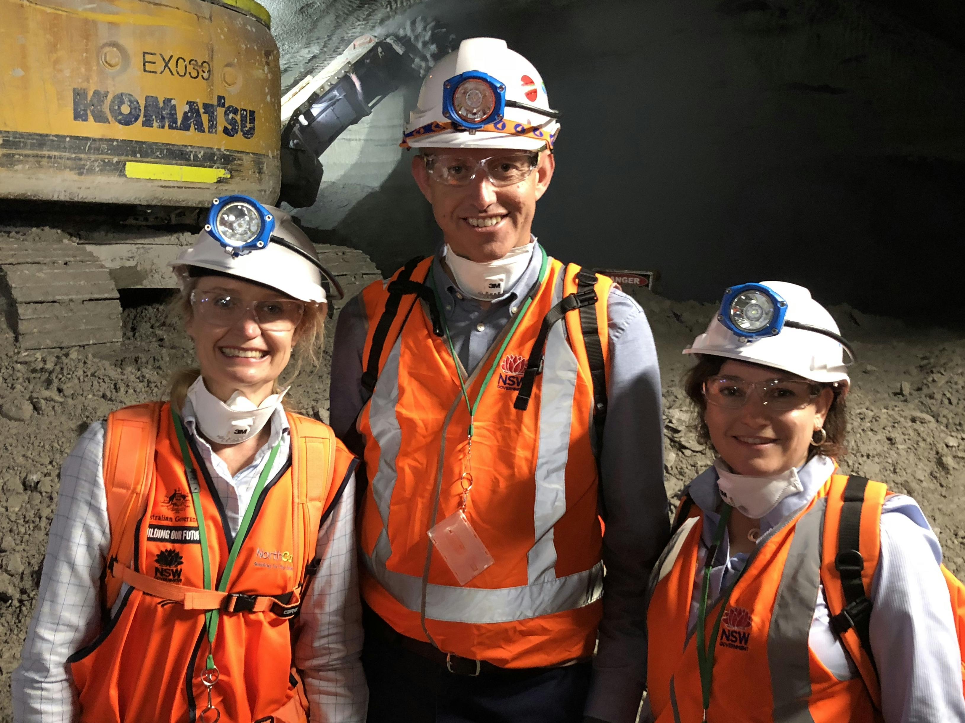 Underground Visiting One Of The North Connex Sites With Camilla And Sonja
