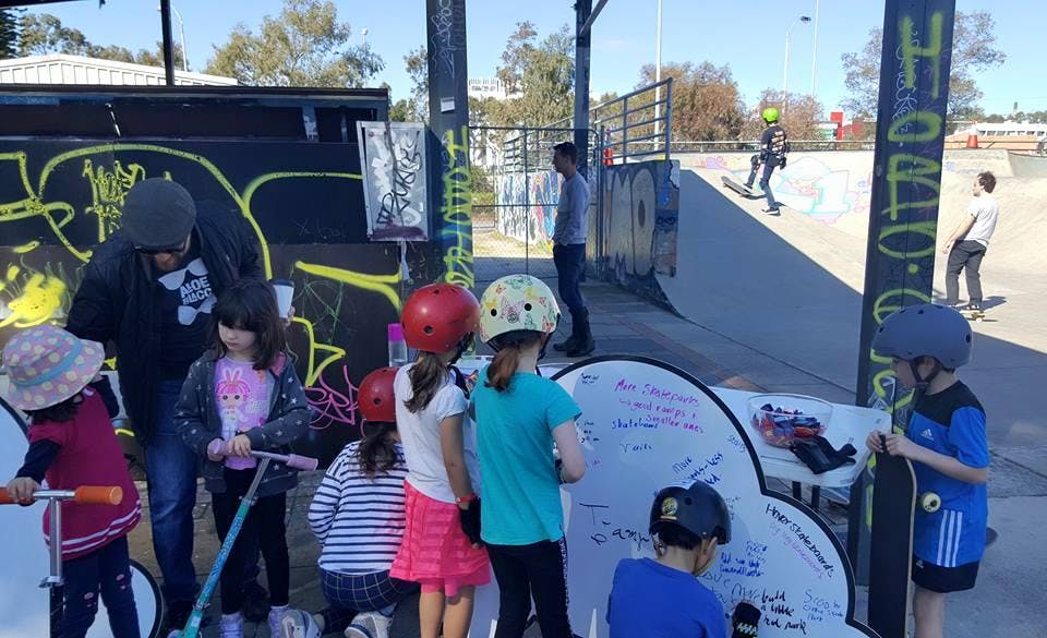 Pop Up At The Skate Park