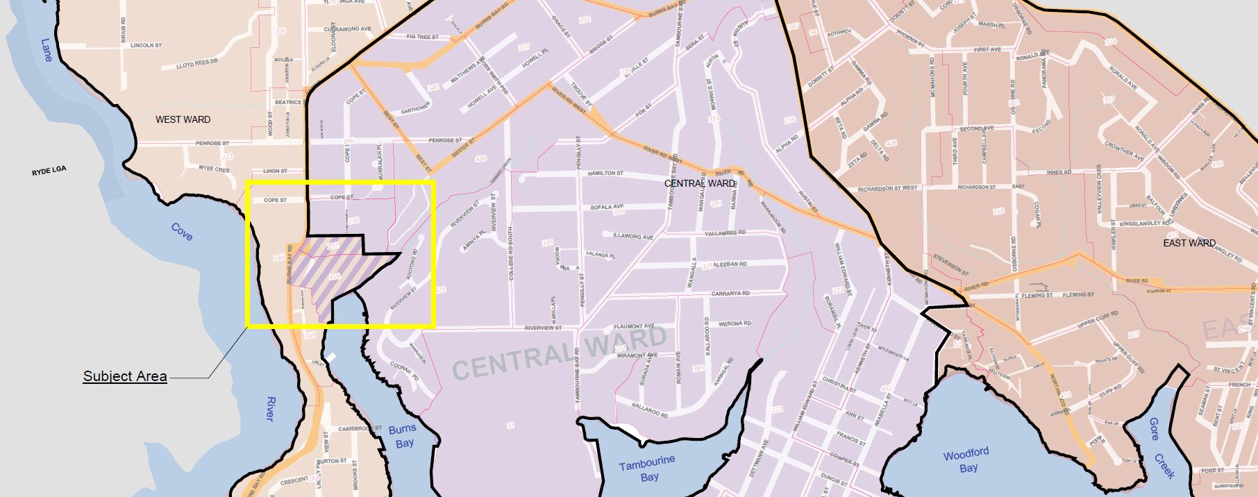 Proposed Review Of Ward Boundaries | Have Your Say Lane Cove