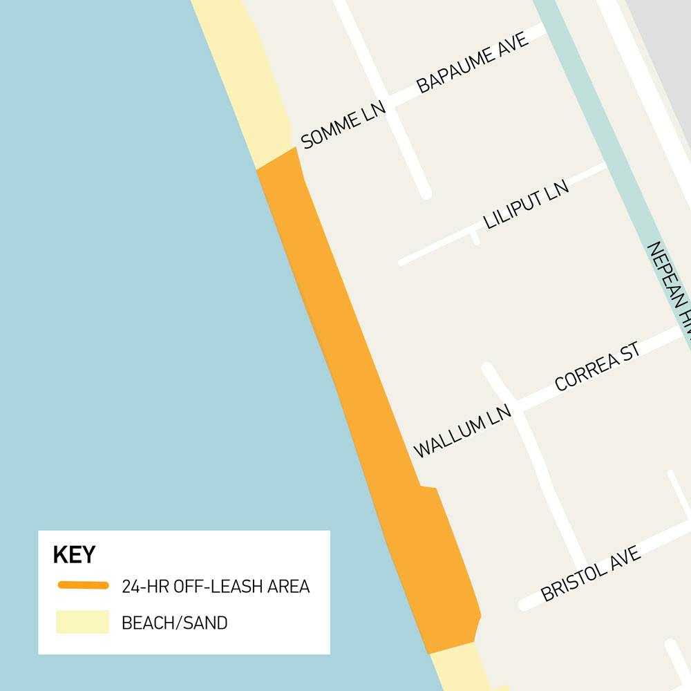 Proposed off-lead area