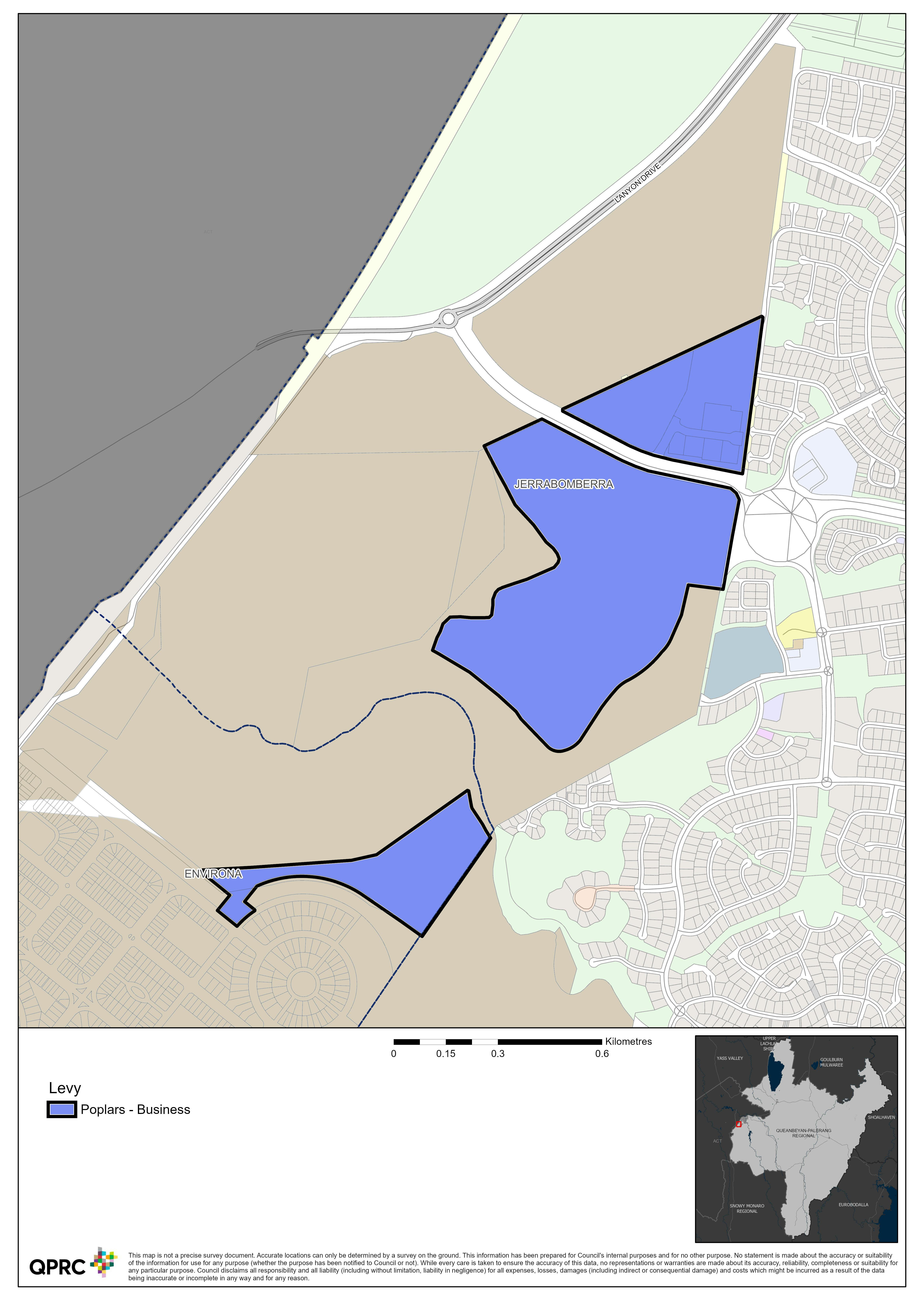Map Of Poplars Business Category