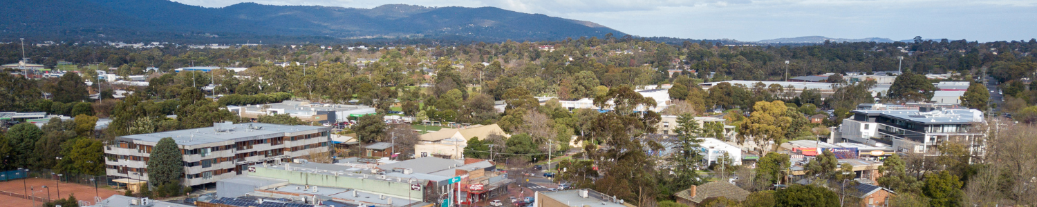 Arial view of Croydon Major Activity Centre