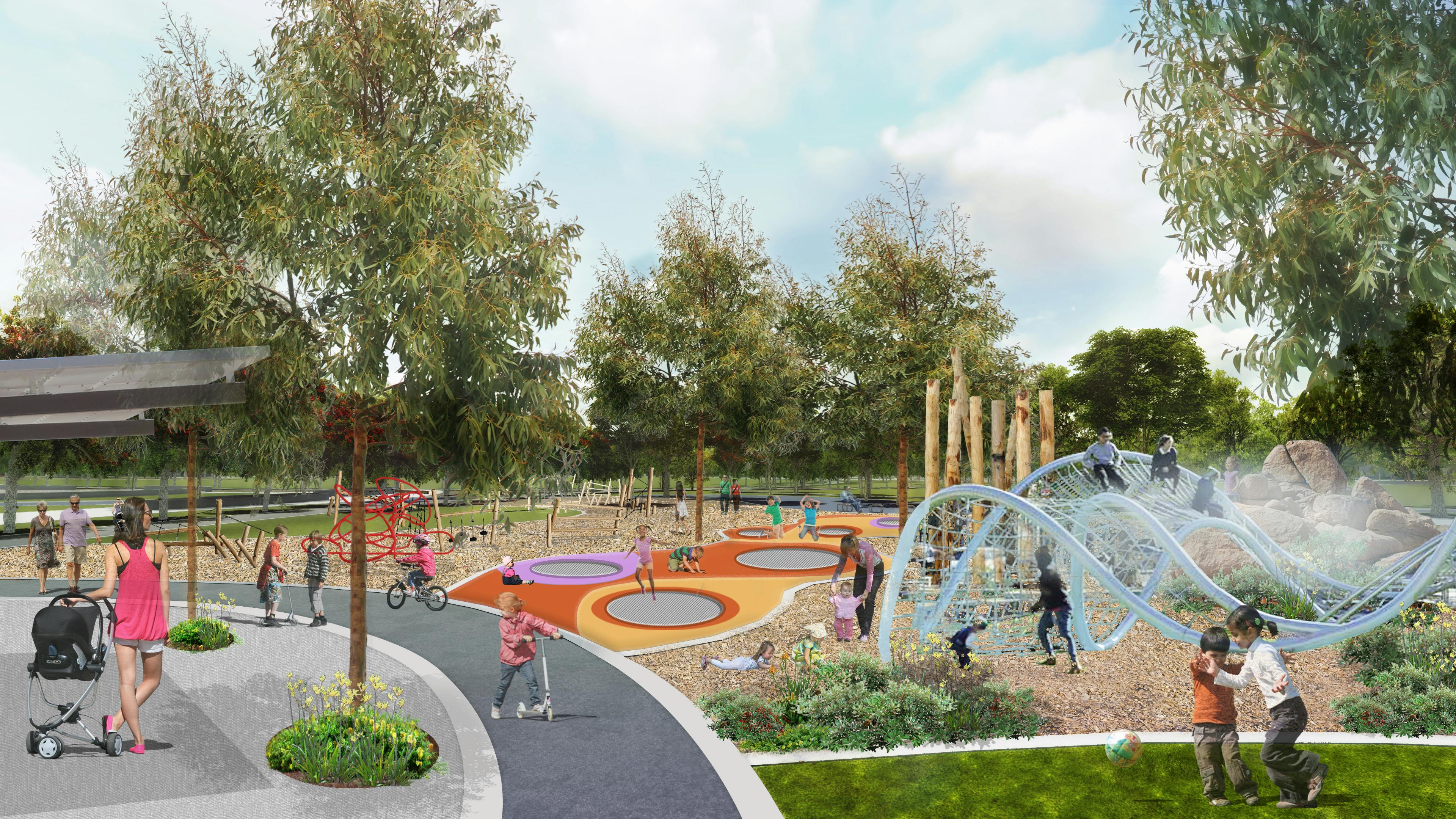 Intergenerational Playground (artist's impression)