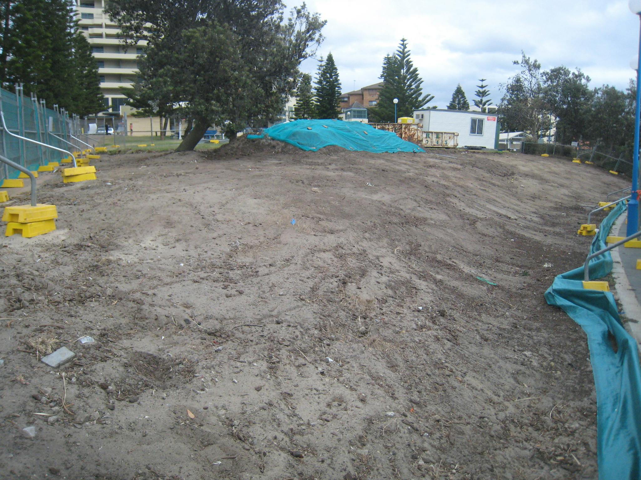 Construction of Fallen Lifesavers Memorial