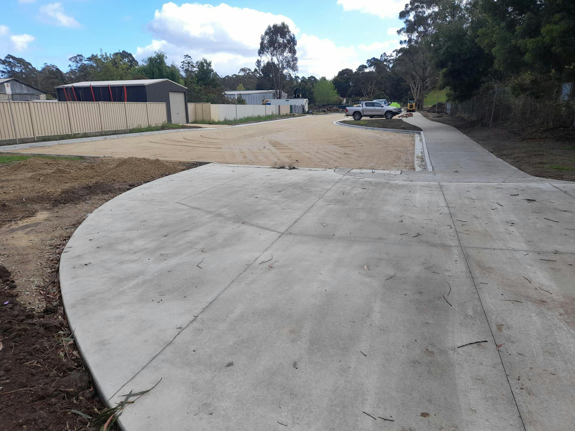 Footpaths and carpark - 17 October 2023