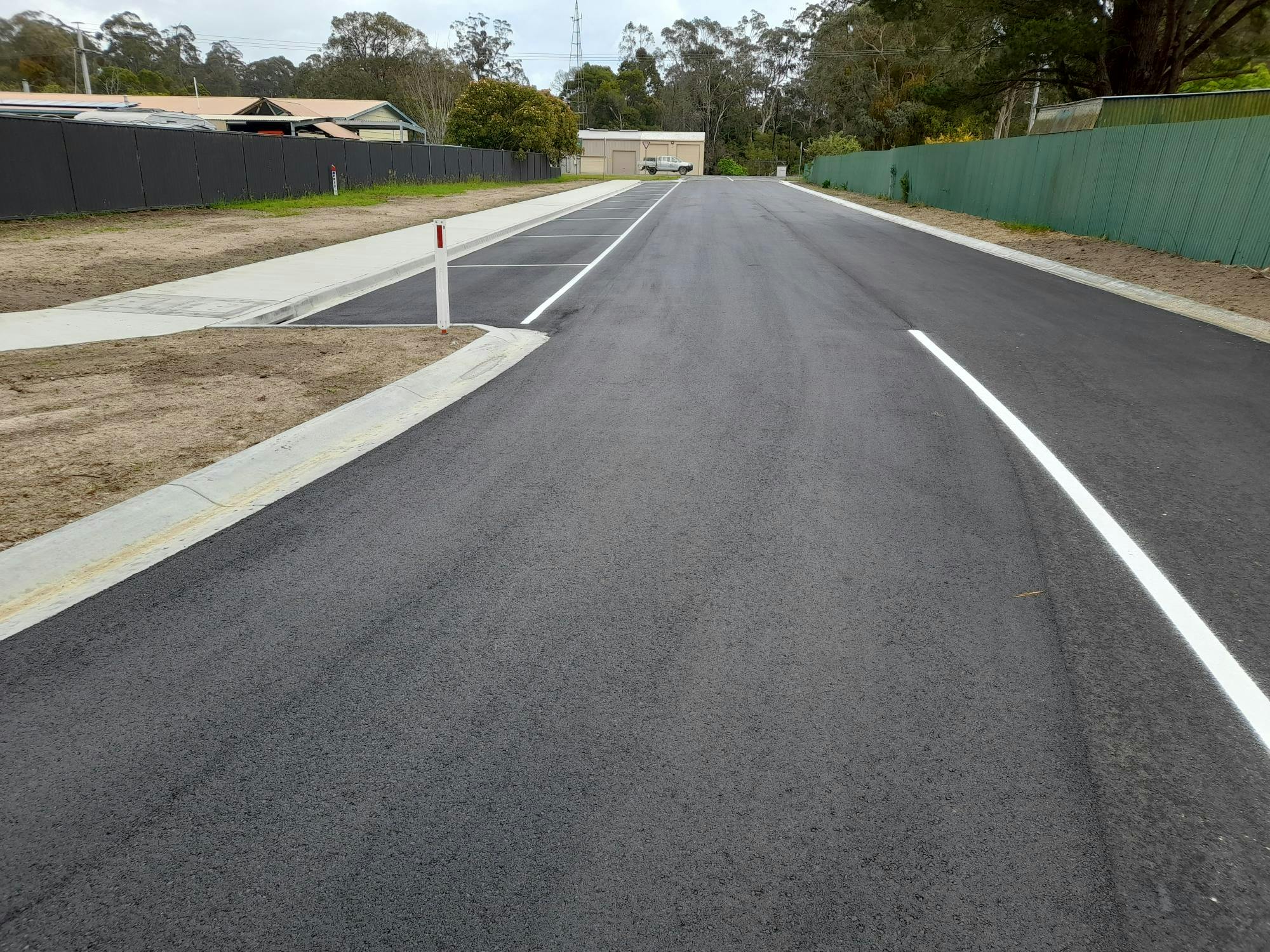 Completed carpark - 31 October 2023