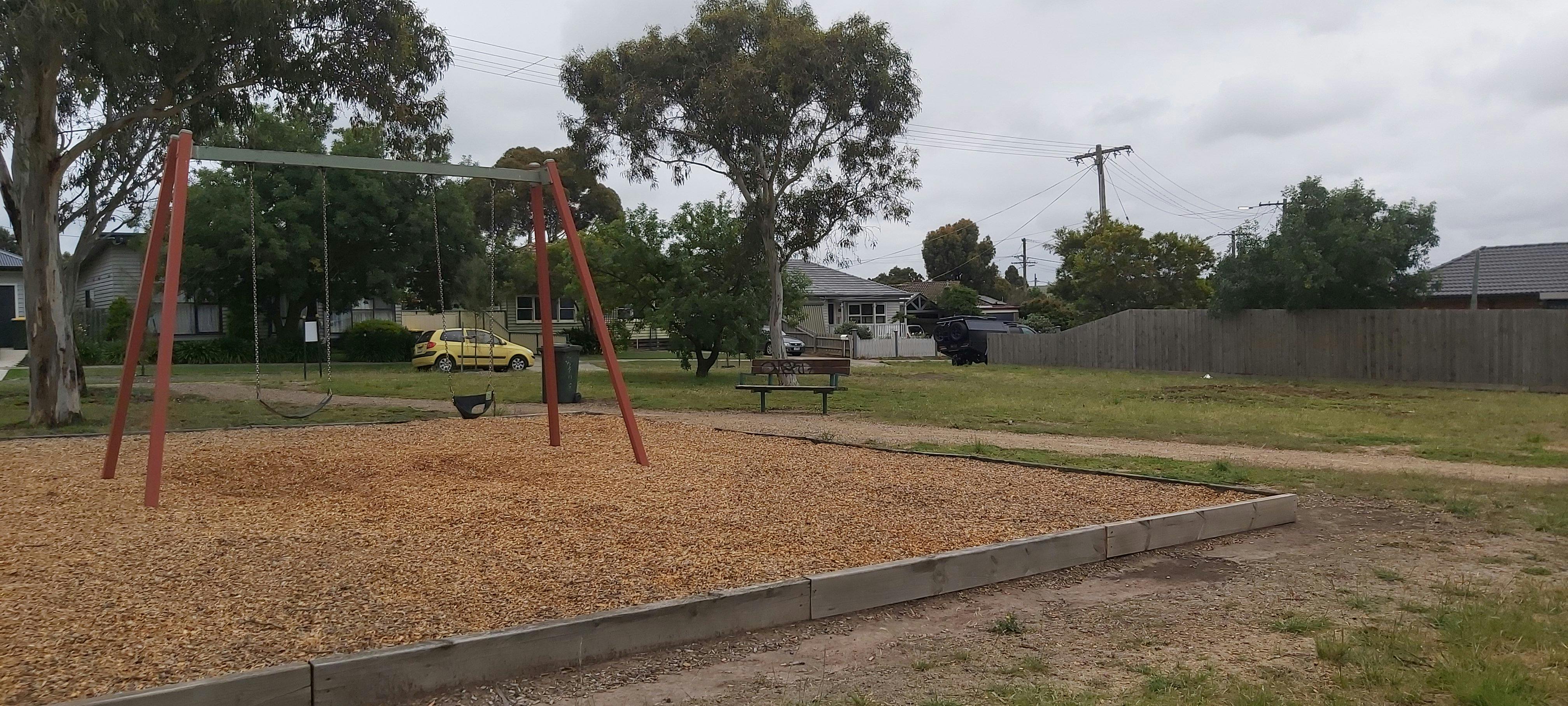 Existing swings.