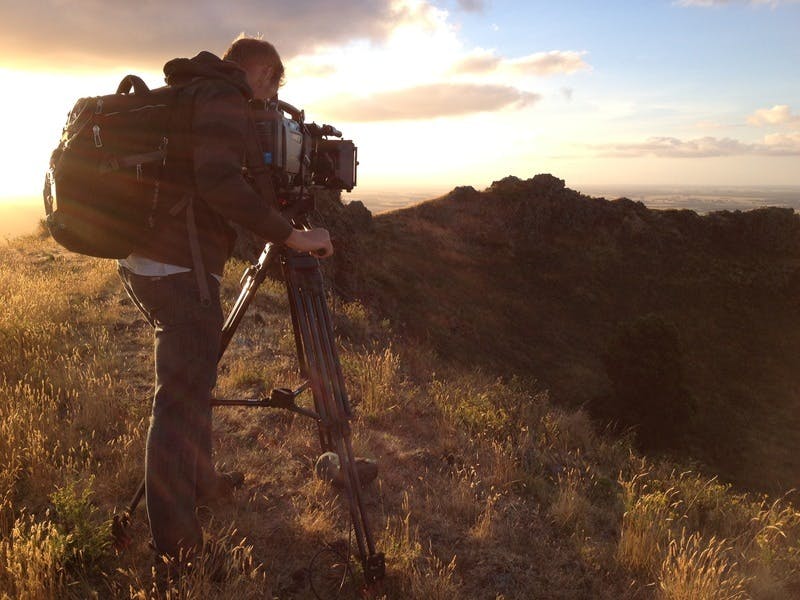 Filming the Volcano