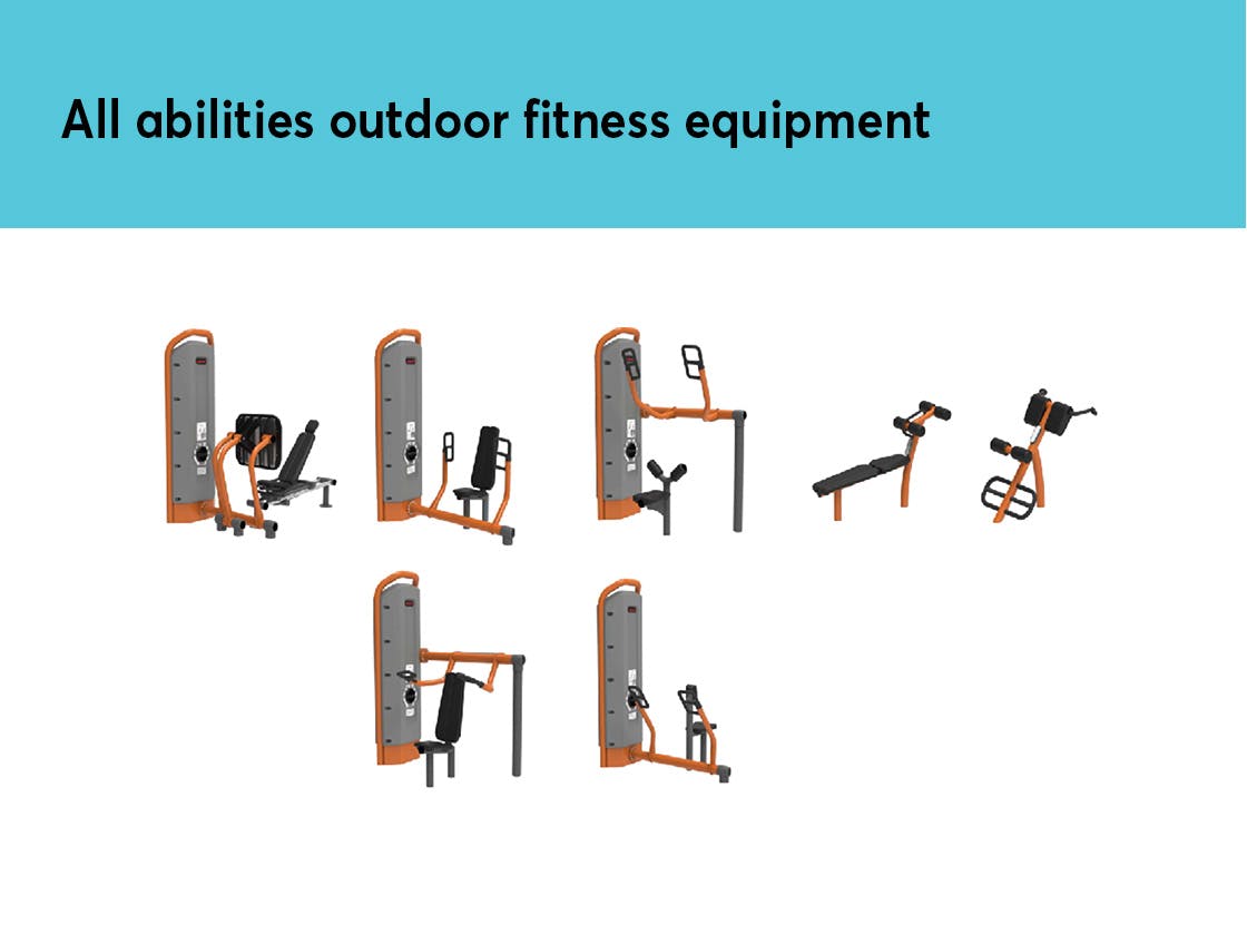 Outdoor gym equipment