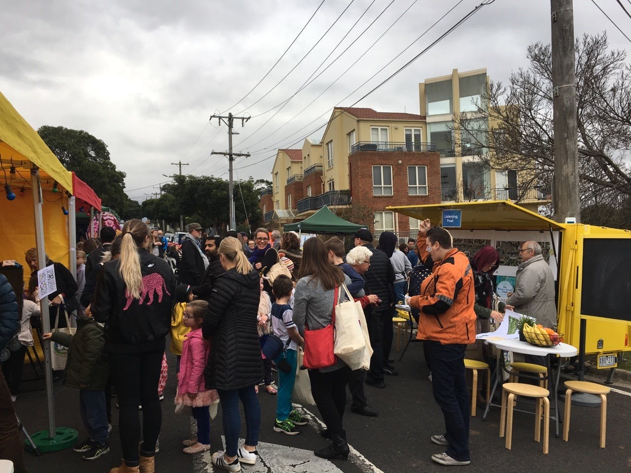 Attendees at Strathmore Street Party