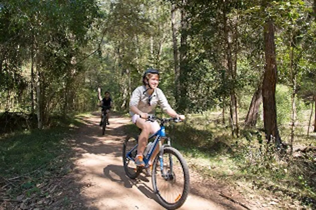 children mountain biking