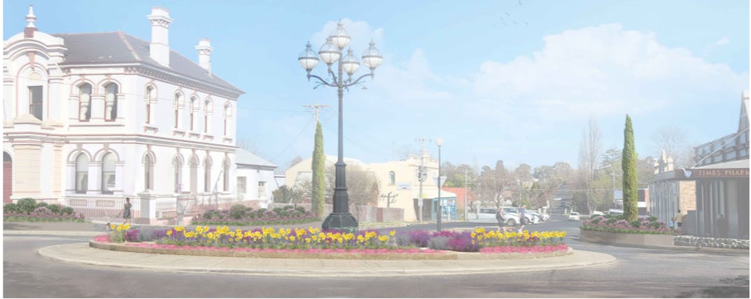 Grey/Meade Street Roundabout