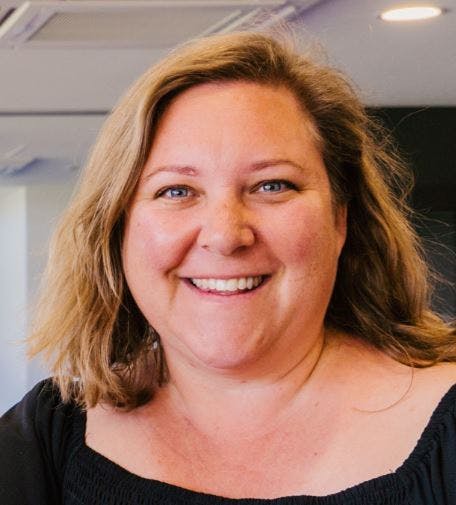 Team member, Sharon McDougall