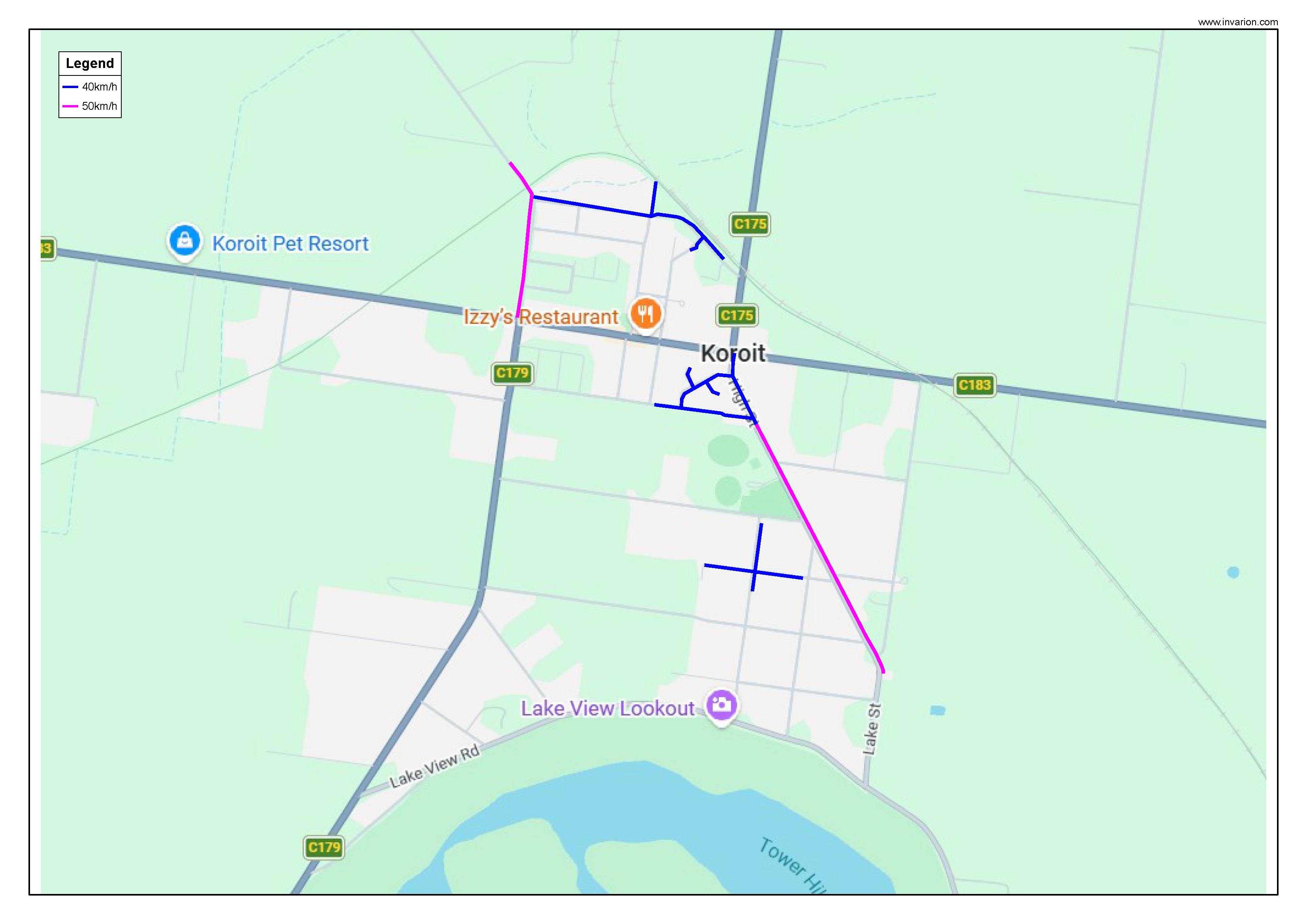 Proposed Koroit Safer Streets