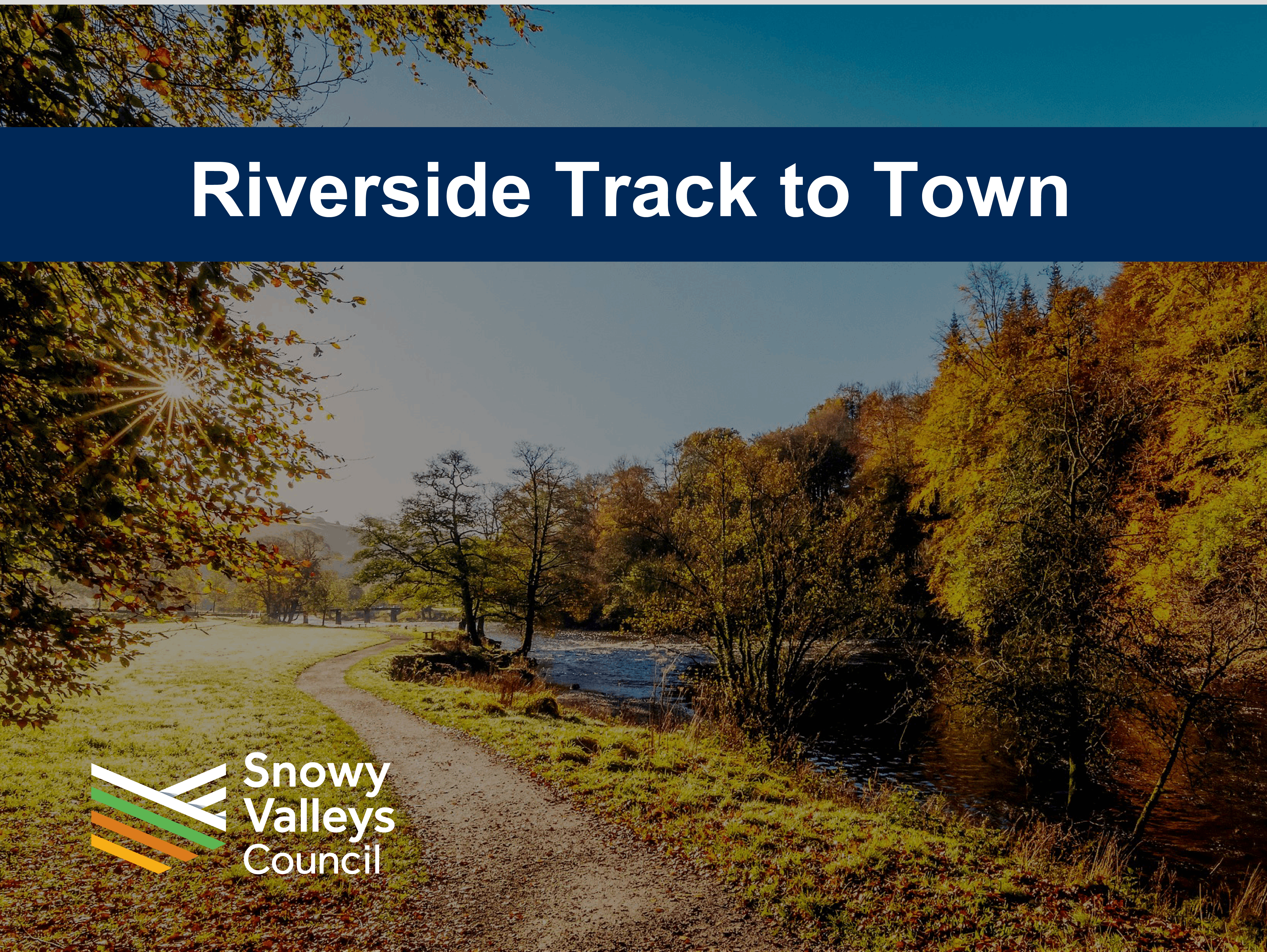 Riverside track to town