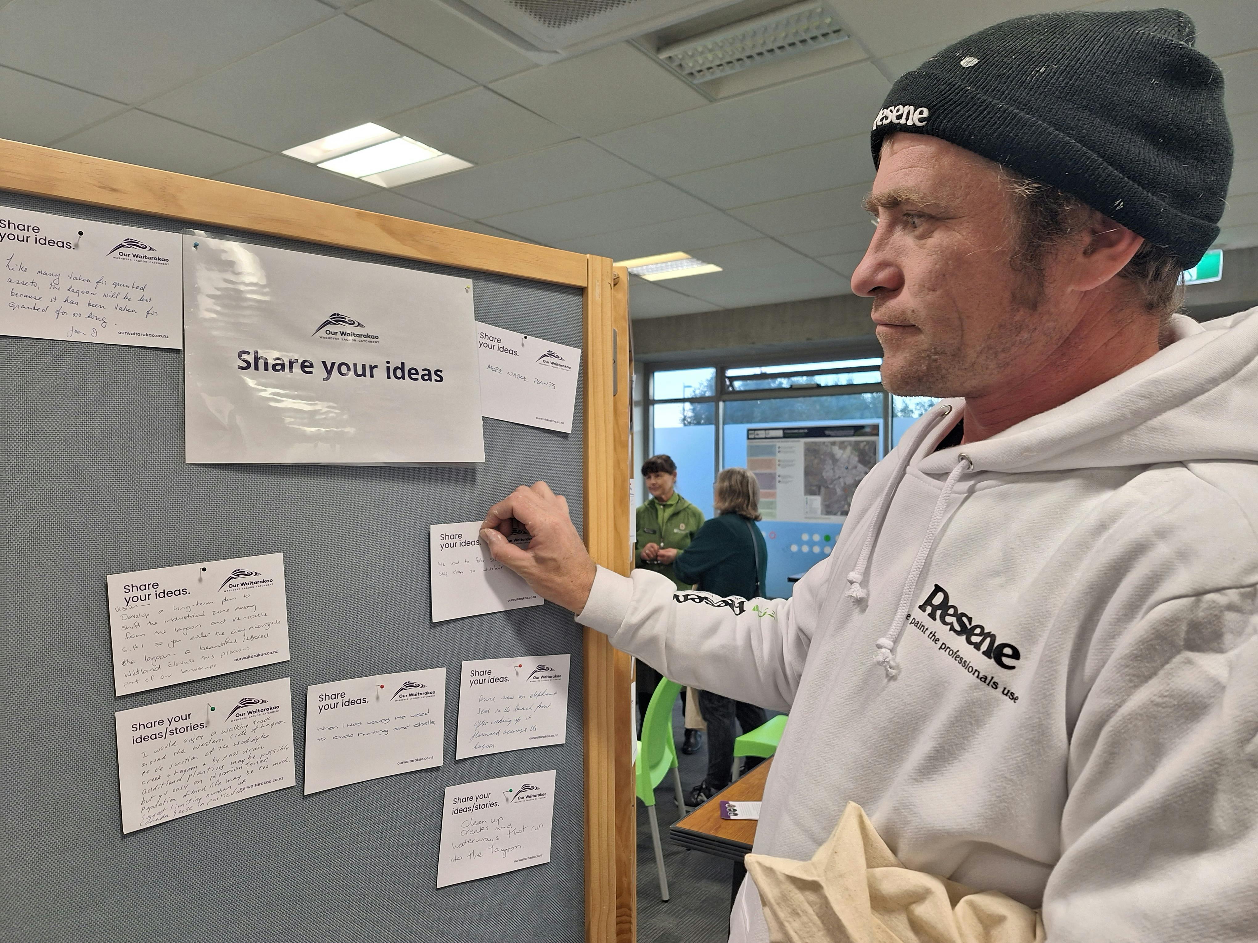 People are invited to share their ideas for the future Waitarakao Lagoon