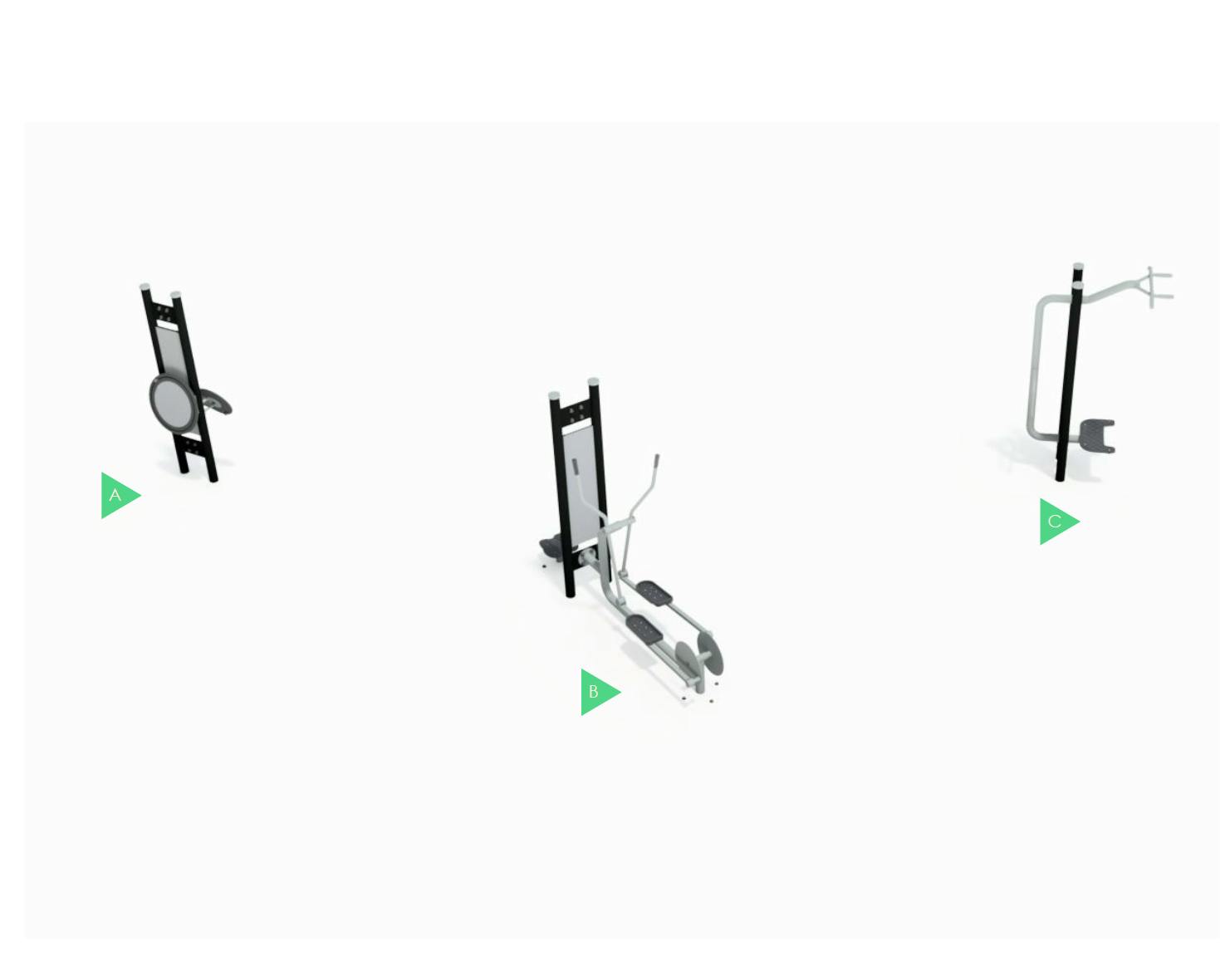 Outdoor exercise equipment