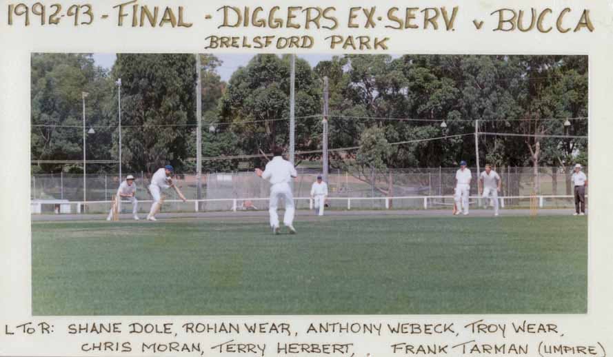 1991-92 Diggers v Bucca Brelsford Park