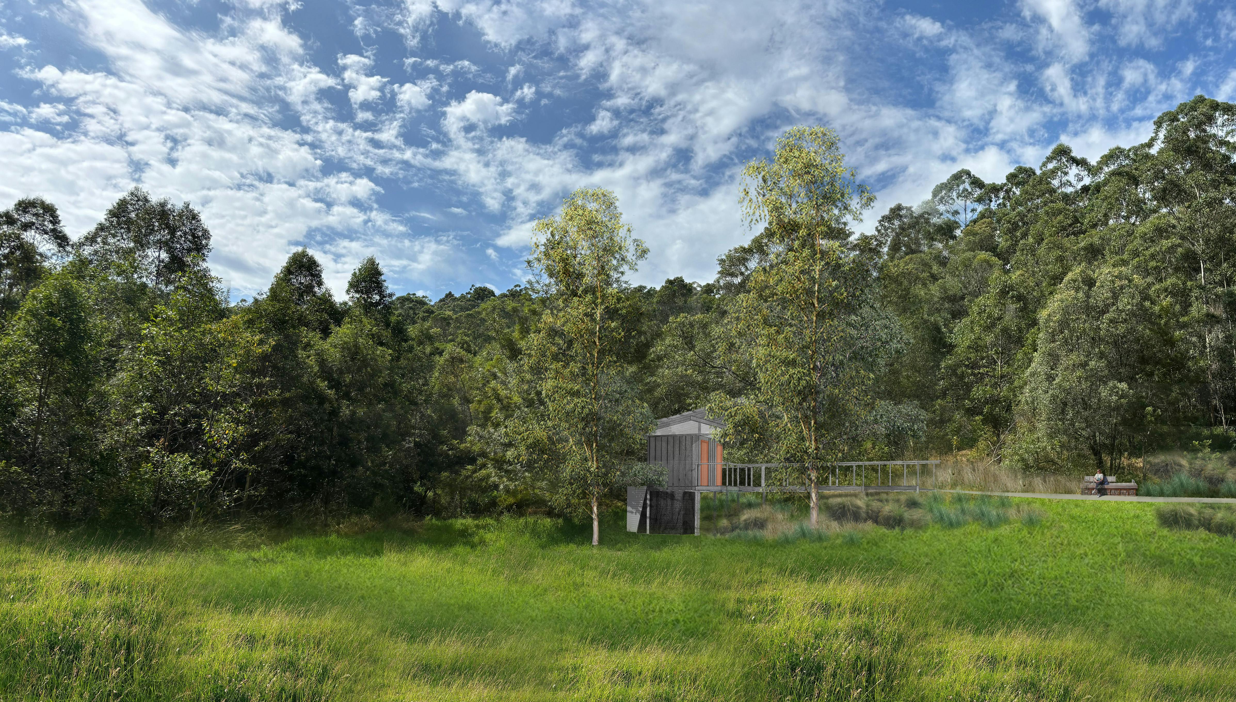 Amenities concept design (side view 2)