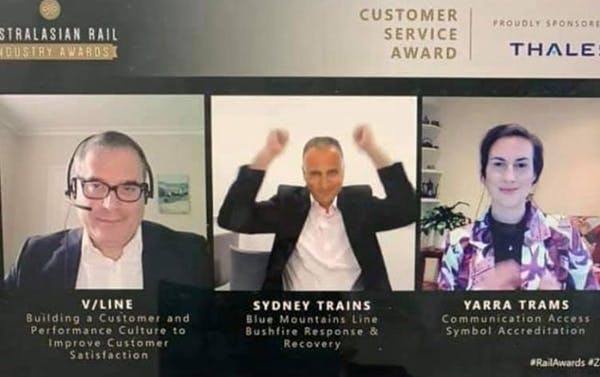 Sydney Trains win award