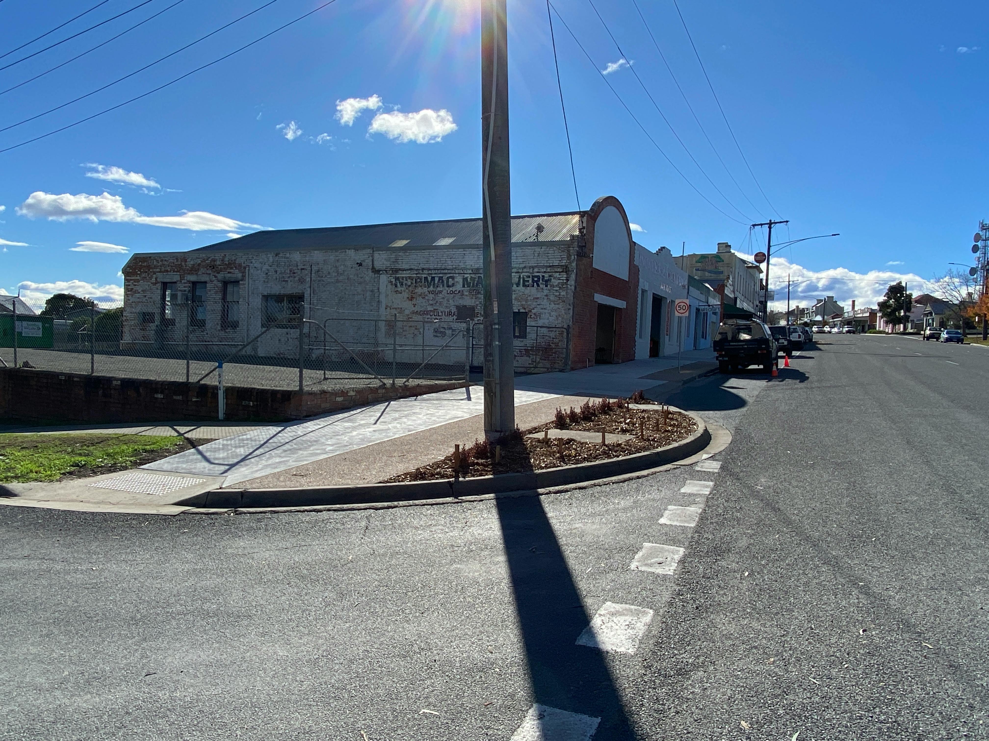 Nicholson Street Orbost - completed construction 