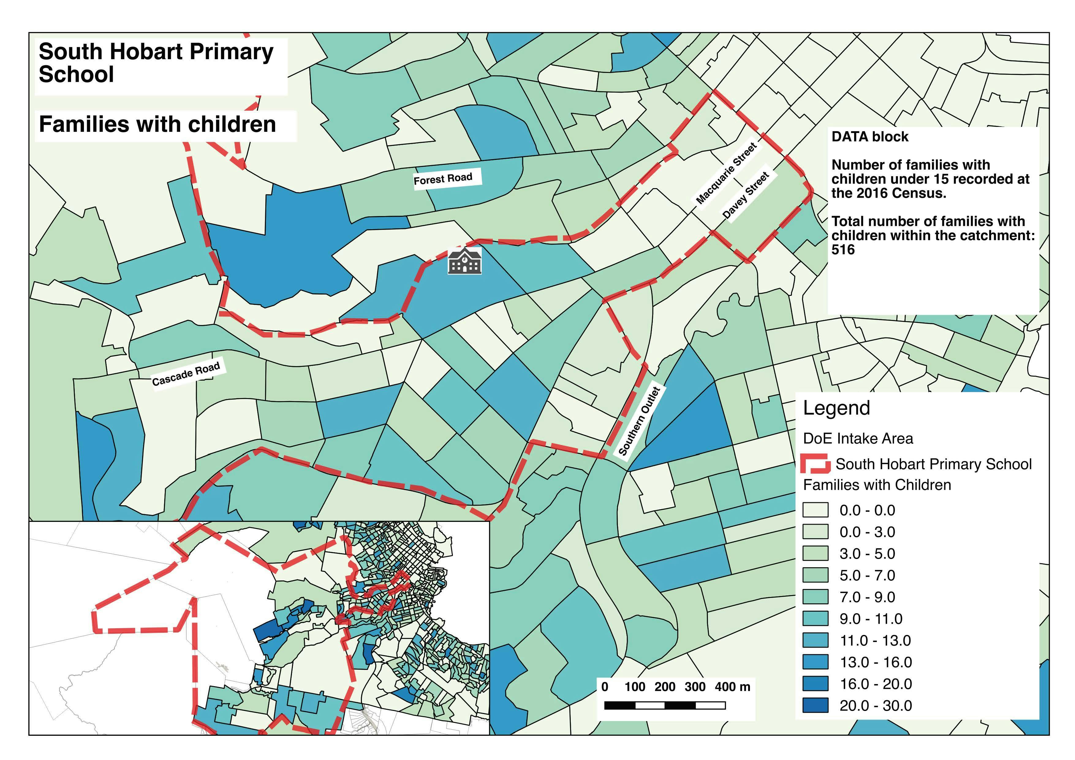 South Hobart Families with Children