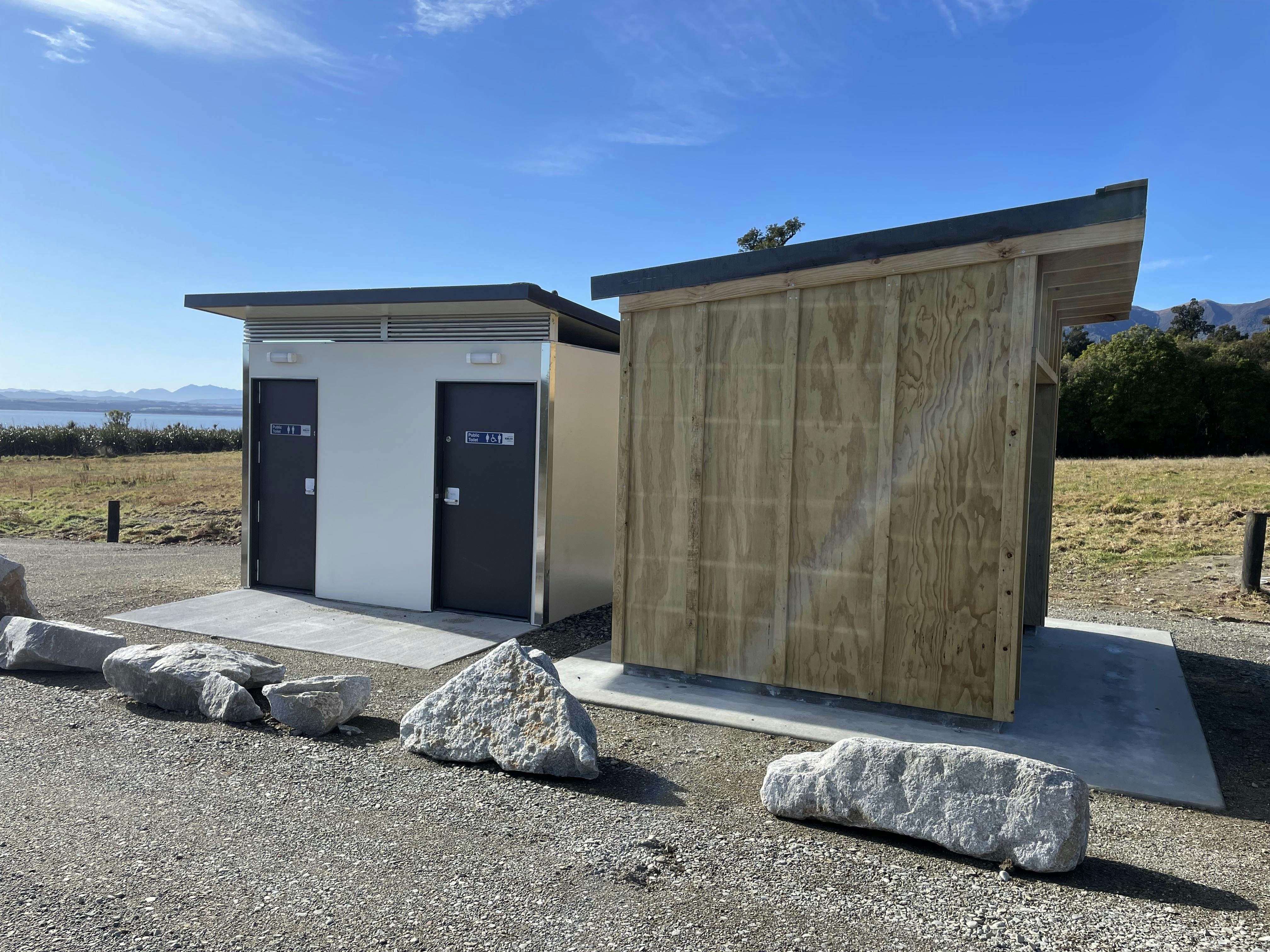 Toilet block & Shelter August 2024