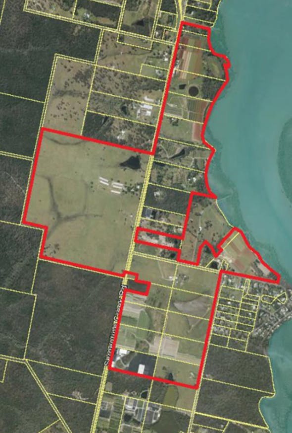 Shoreline Boundary Map