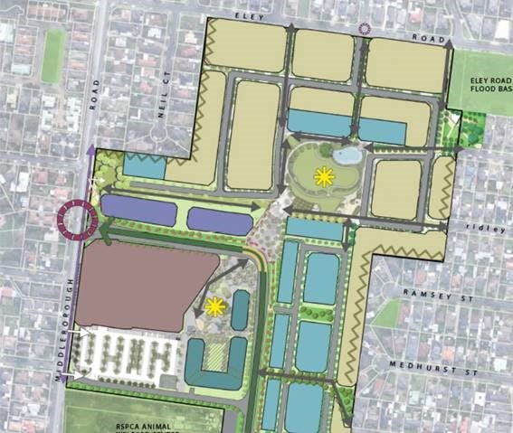 Burwood Brickworks Shopping Centre Map Photos | Burwood Brickworks Development Plan | Your Say Whitehorse