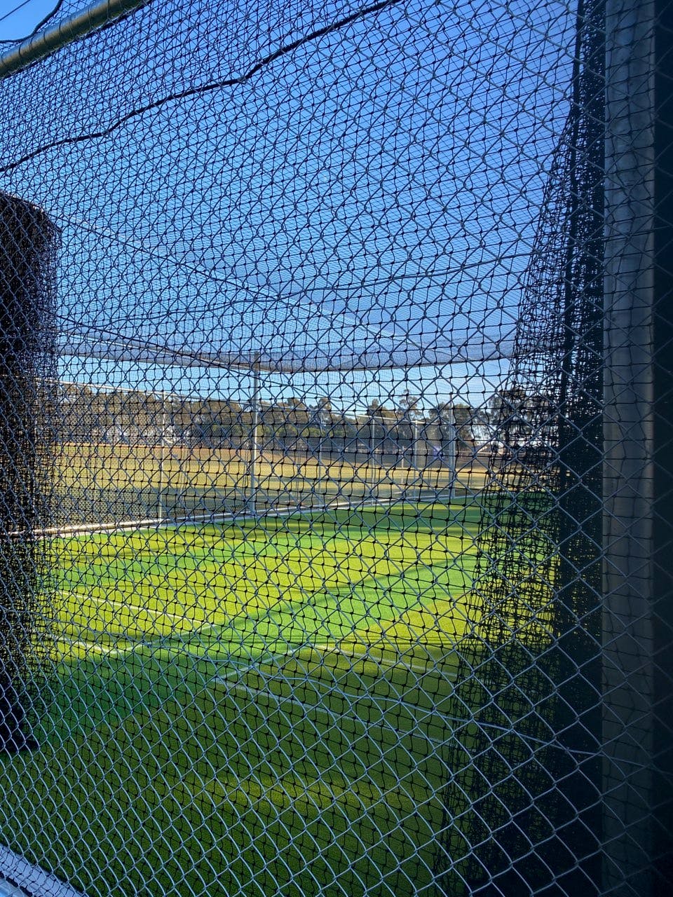 rear fabric netting installed - Project complete