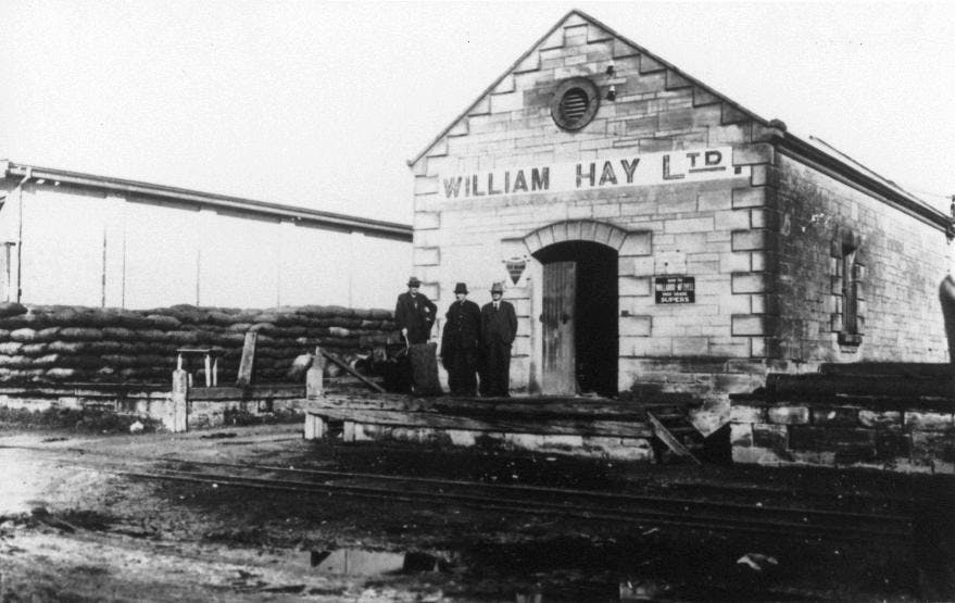 Mr William Hay and his Store, Station Yard