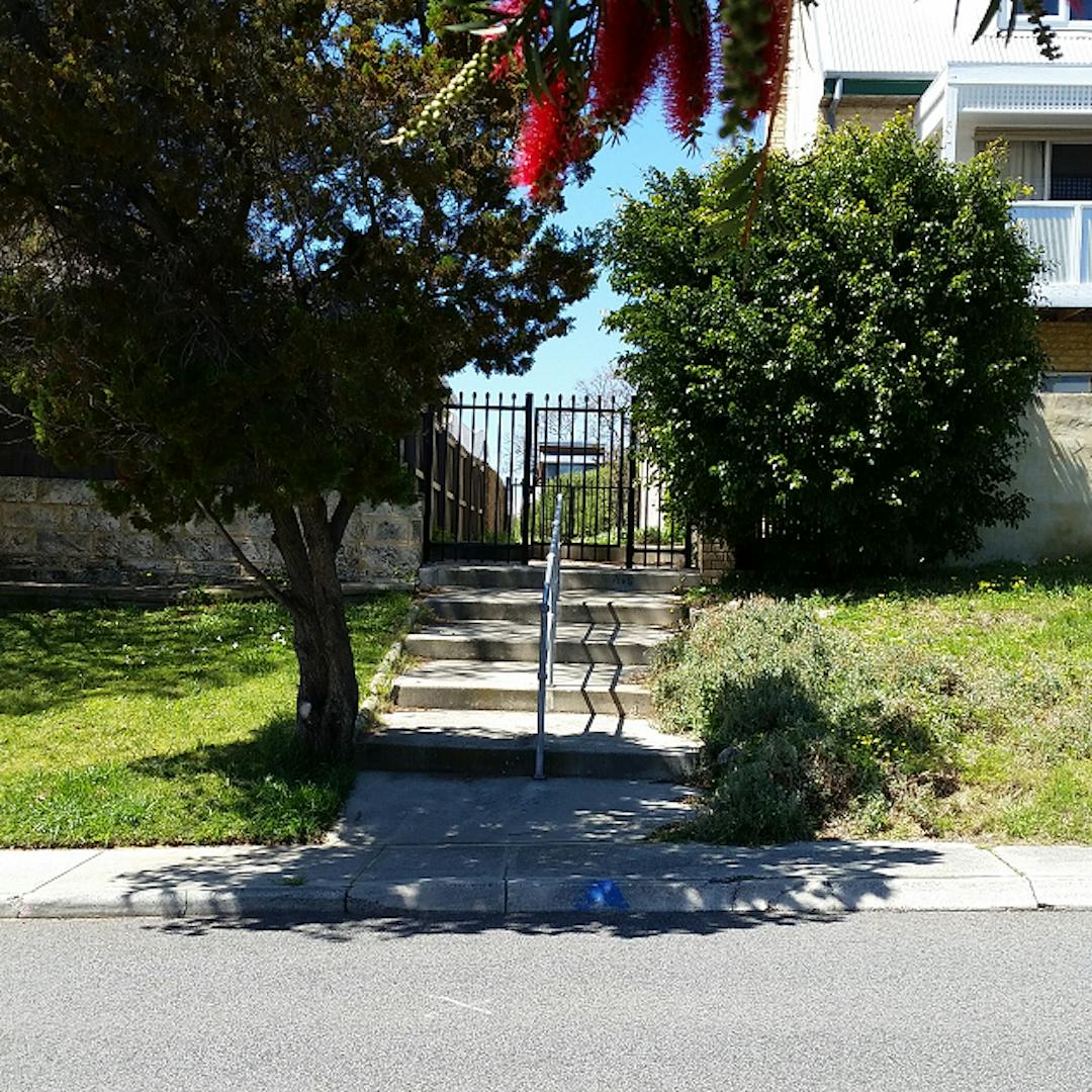 The gates shown in the photograph are a condition of the Water Corporation and would remain in place should the Closure be made permanent.