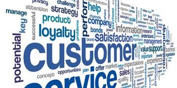 Customer Service word cloud 