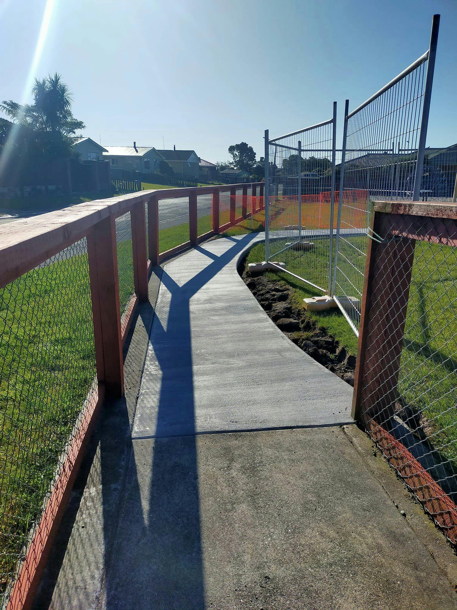 Footpath Installed from the South Entrance February 2024