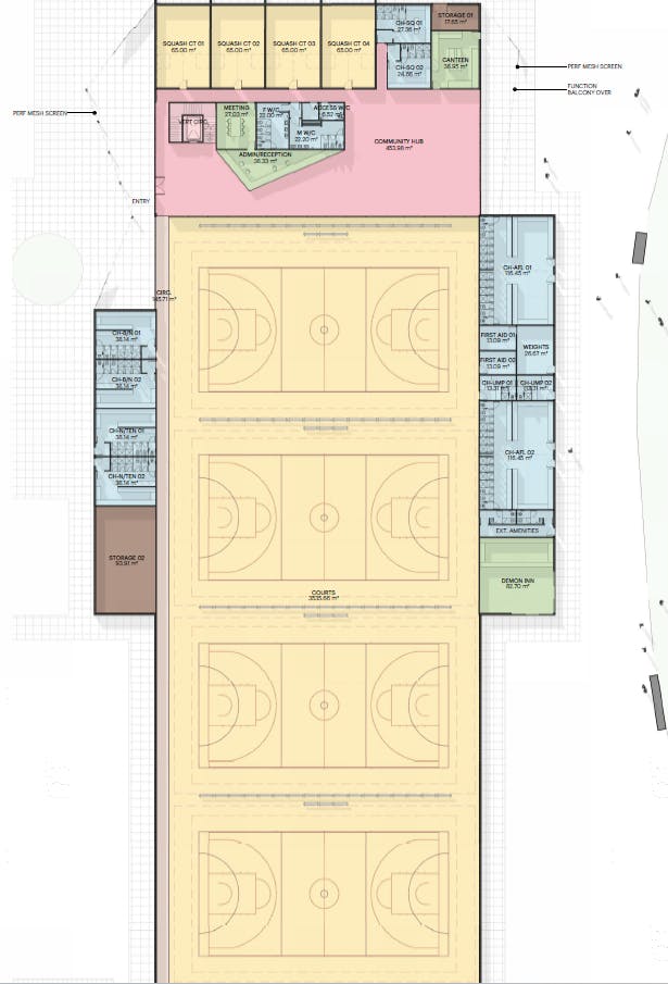 $35M Project Build Concept Plan (Ground Floor)