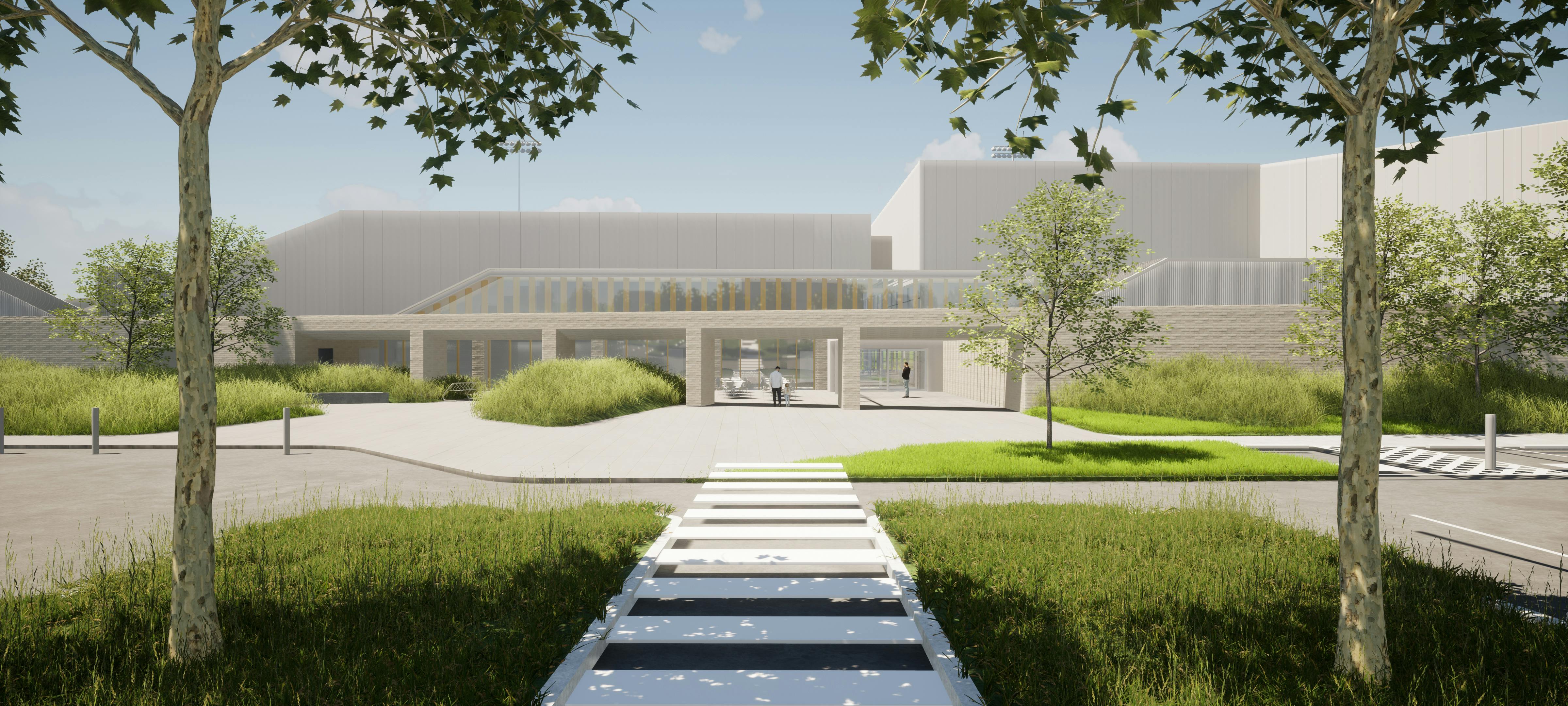 Artist impression of the Heffron Centre