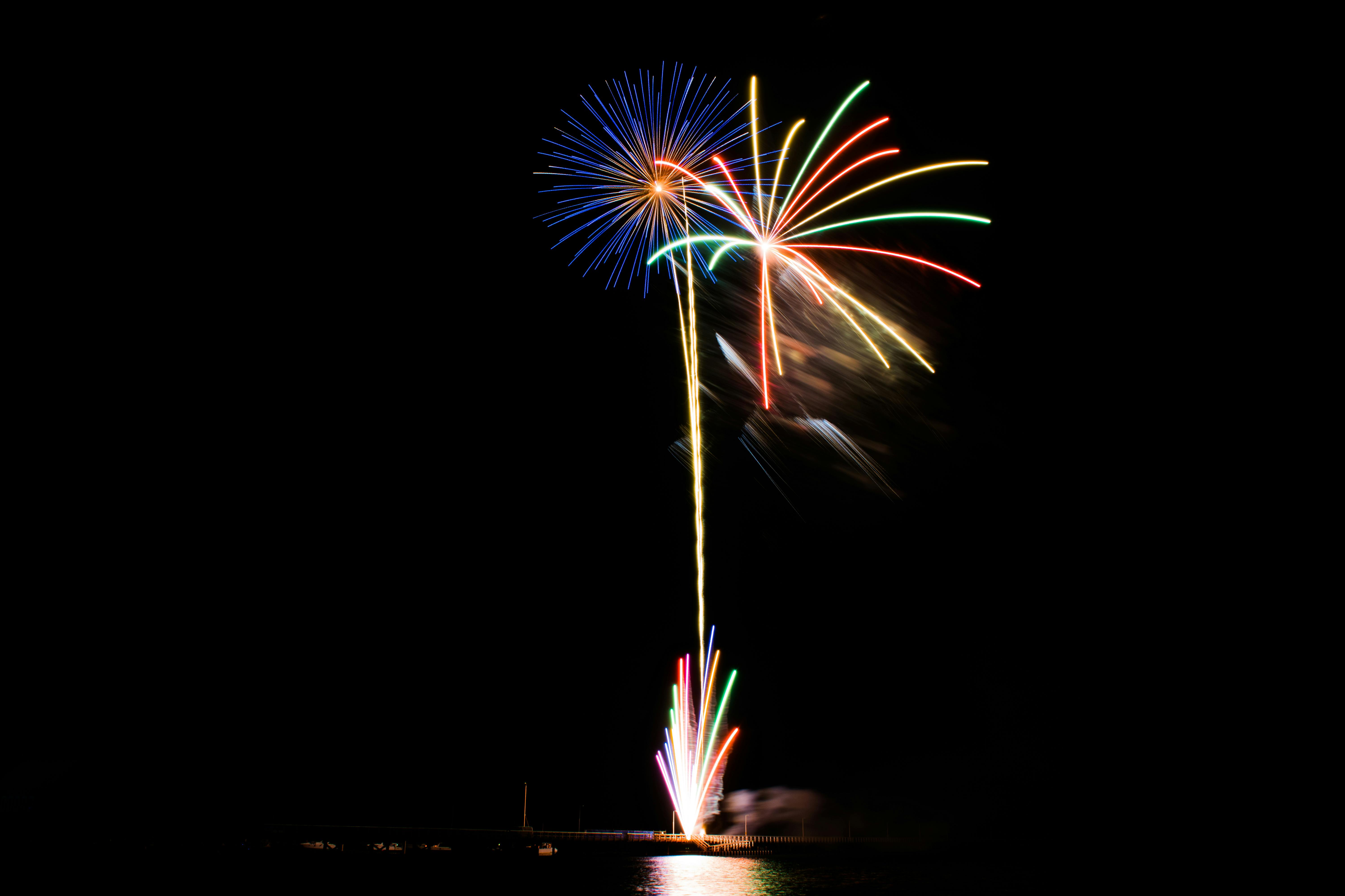 Australia Day 2016 fireworks at the Busselton Jetty