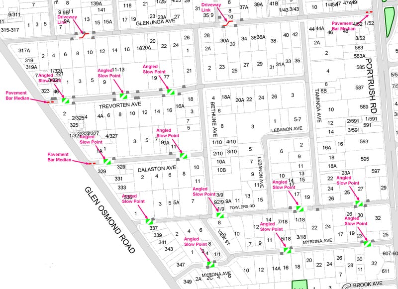 Glenunga Map