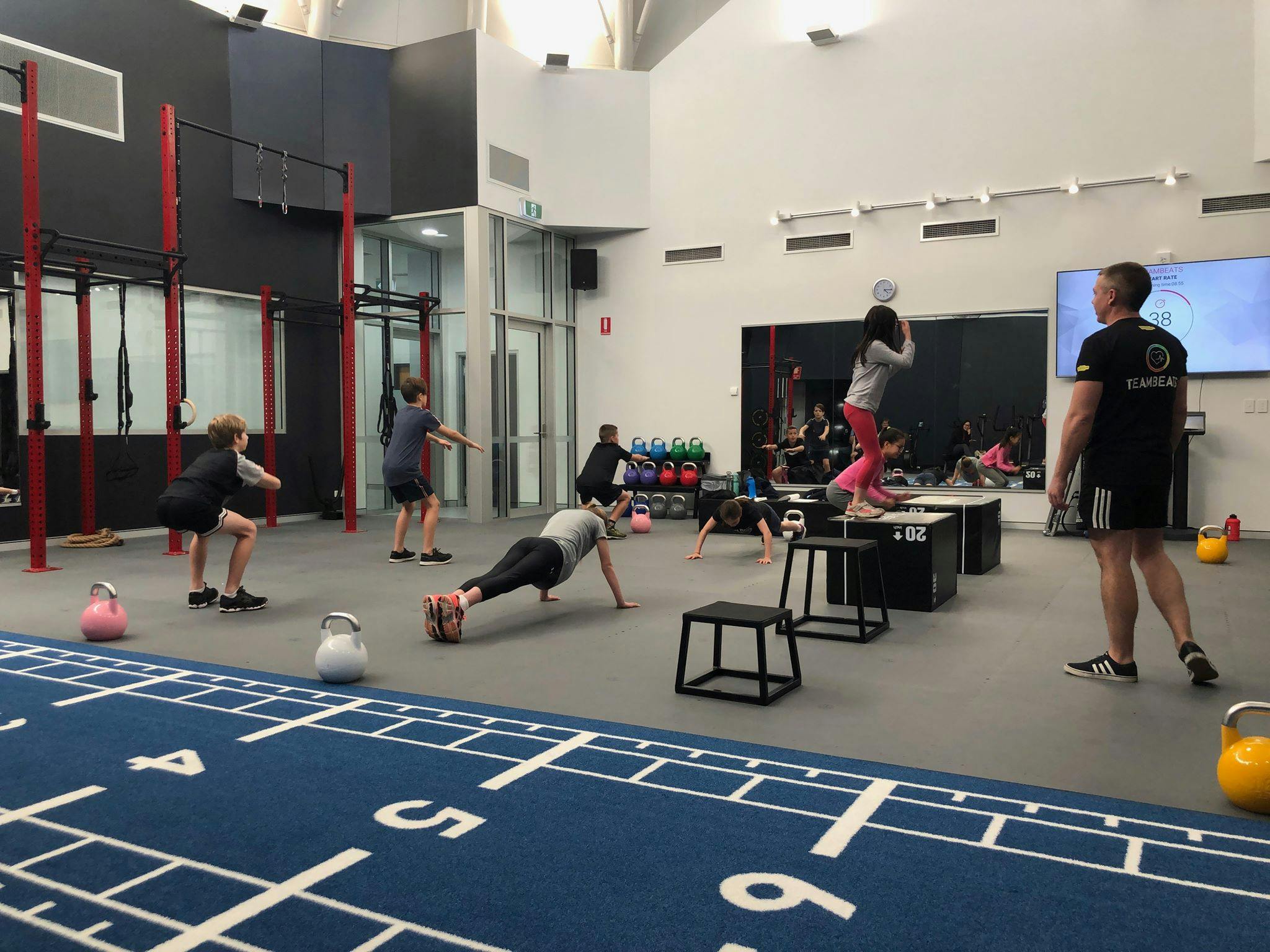 Sports Development class in action at the FIIT Factory (Riverton Leisureplex)