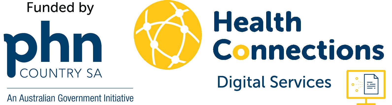 Country SA PHN & Health Connections Digital Services Logos