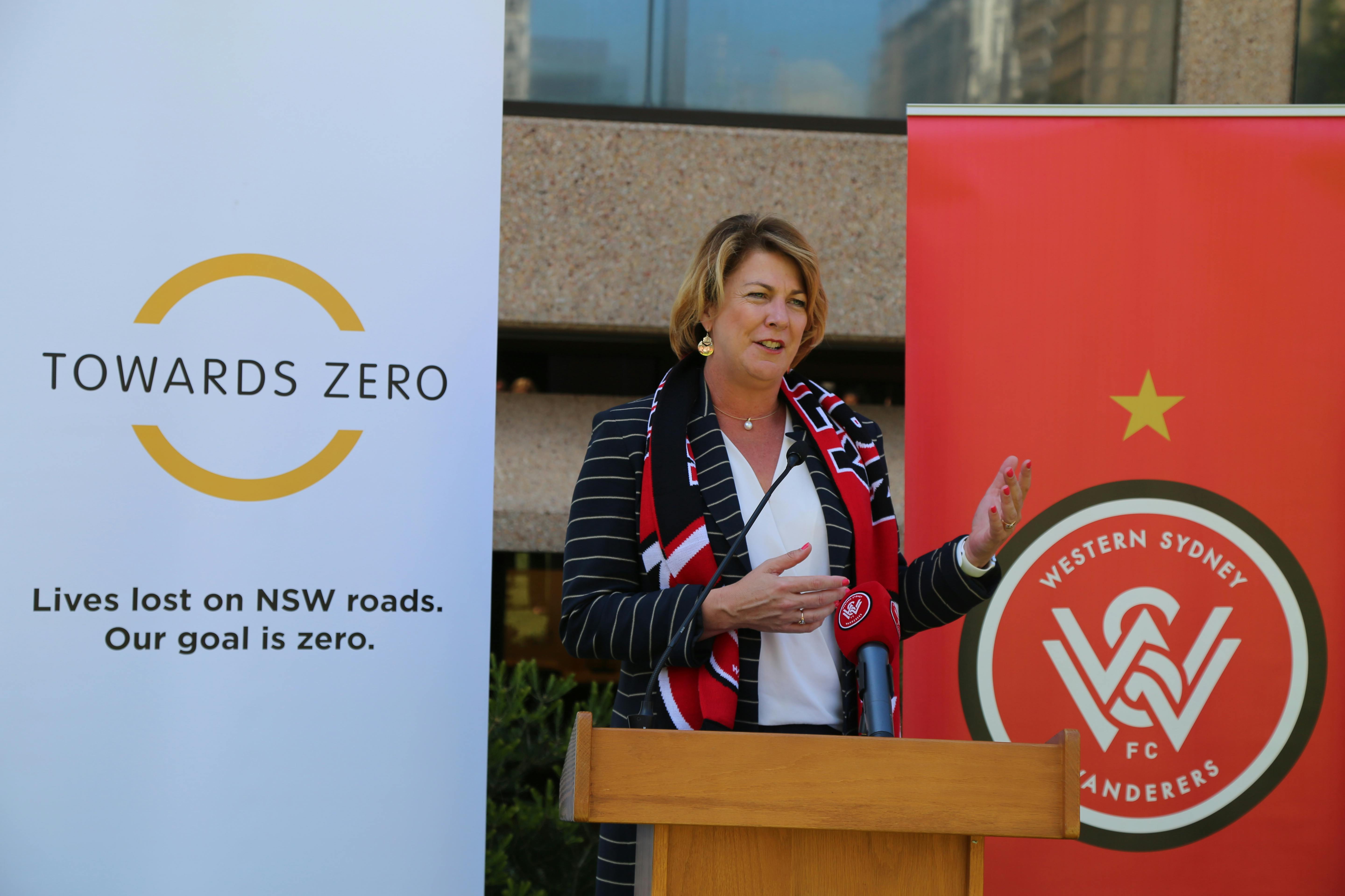Towards Zero partnership with the Western Sydney Wanderers
