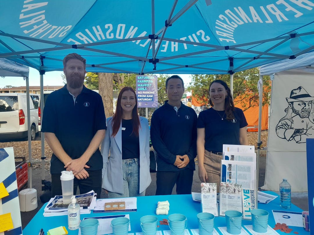 Information stall supporting our Delivery Program and Operational Plan May 2025