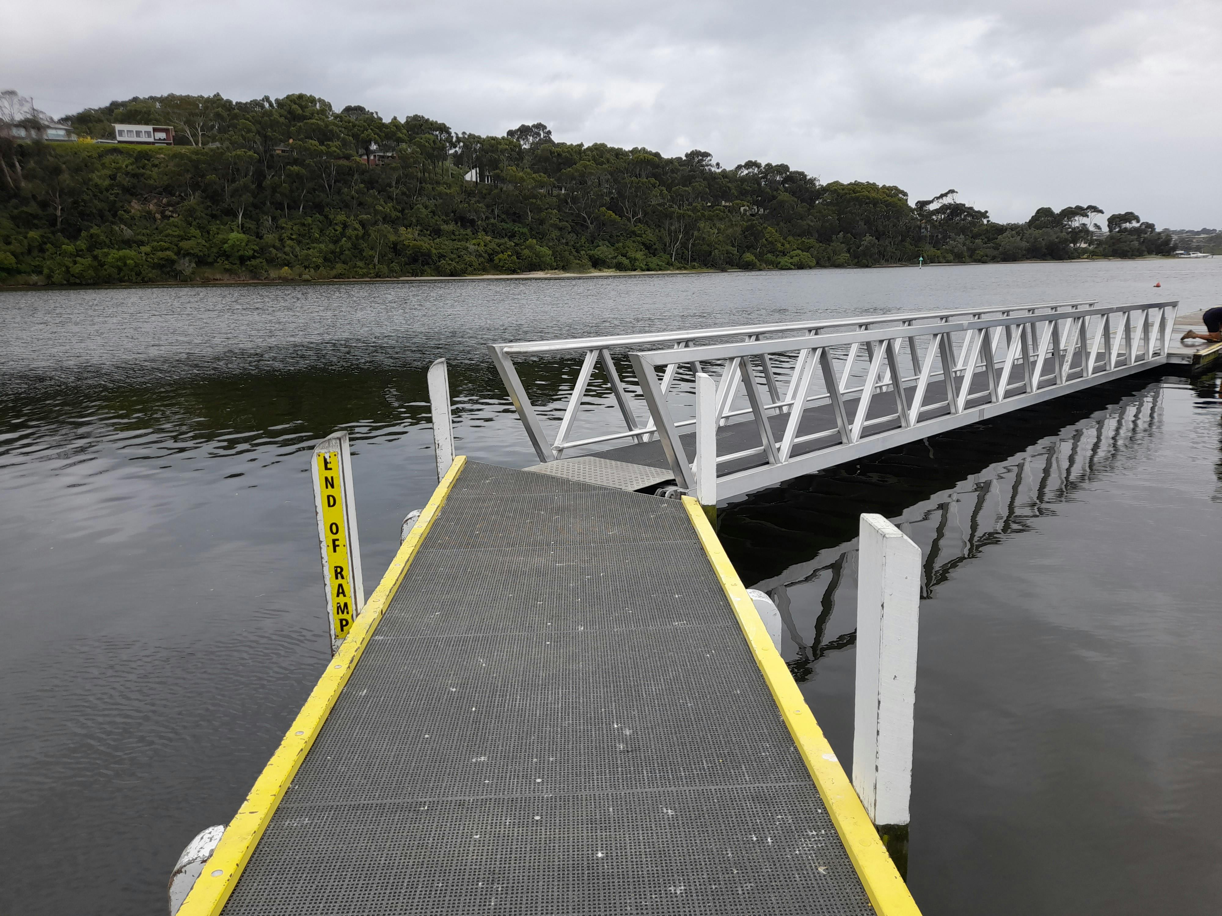 DDA compliant gangway and pontoon - ramps completed - 29 February 2024