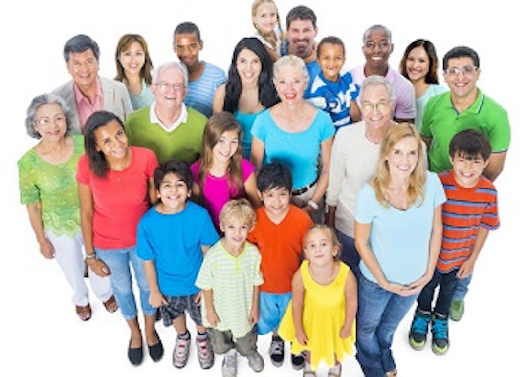 community engagement Diverse group of people standing together