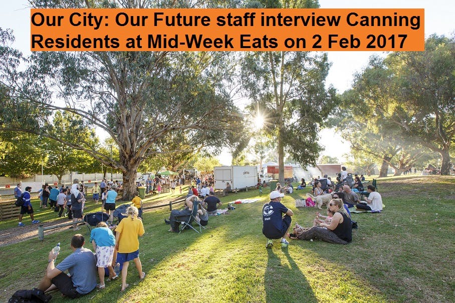 Our City: Our Future at the Mid-Week Eats!